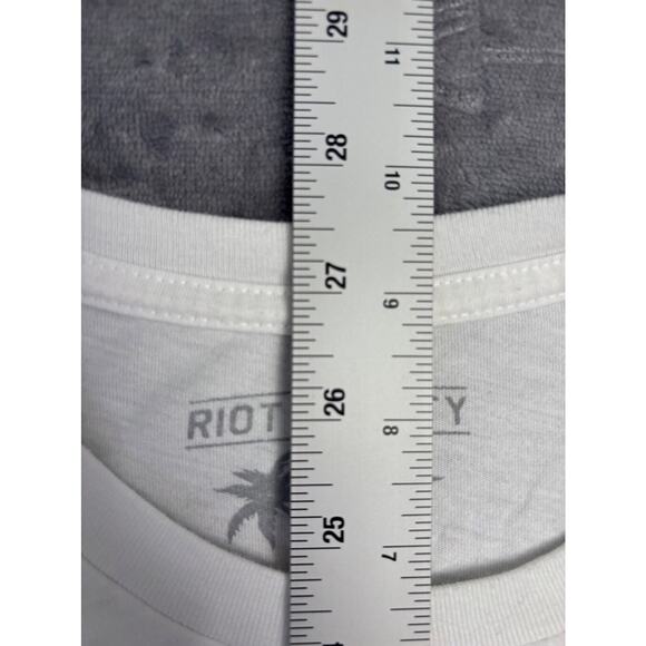 Men's Santa Cruz Riot Society Collaboration T-Shirt Large White Red - Picture 8 of 12